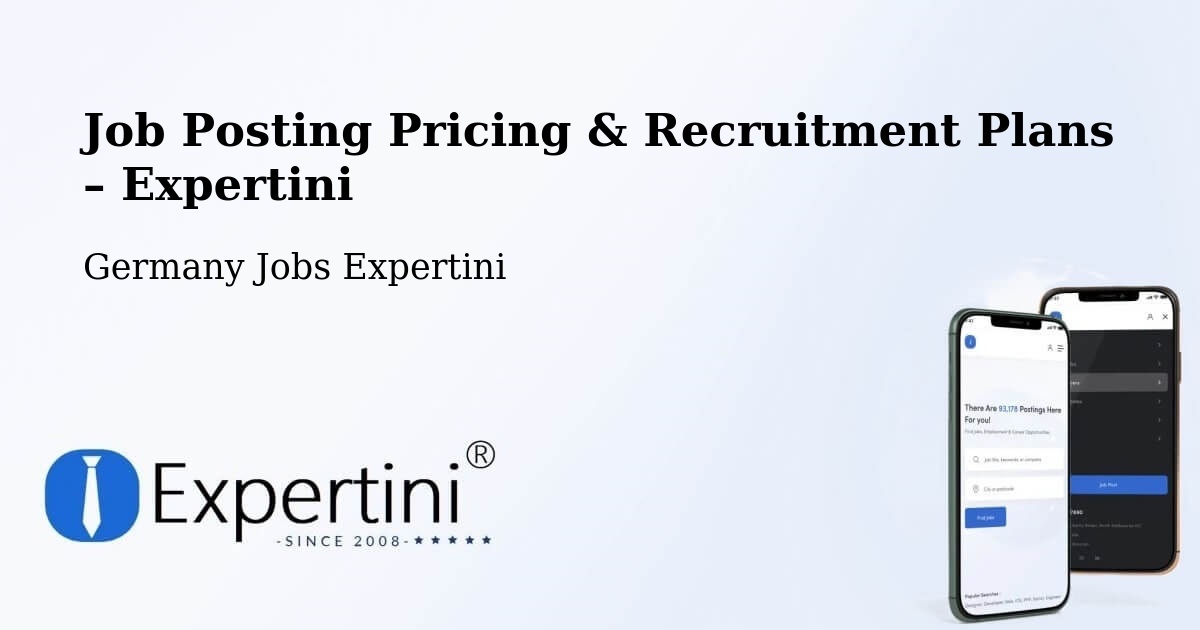 Job Posting Pricing & Recruitment Plans – Leiferde - Leiferde, Germany Jobs Expertini